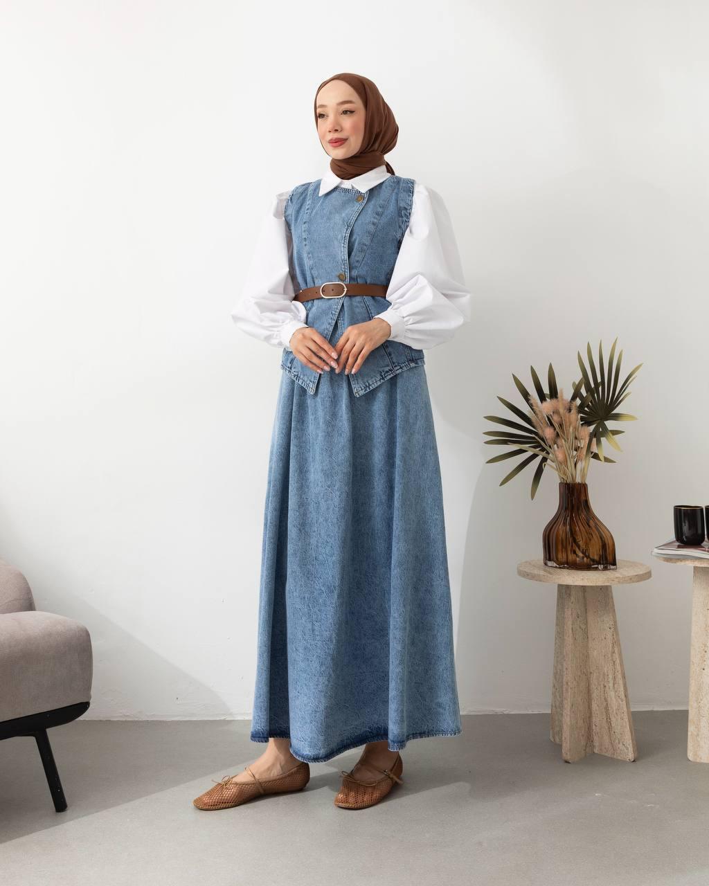 Robe Longue Ceinturée