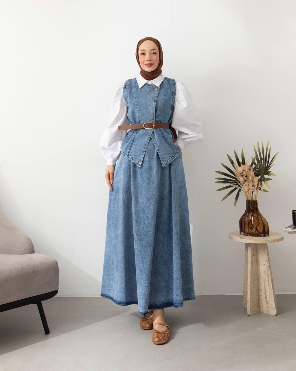 Robe Longue Ceinturée
