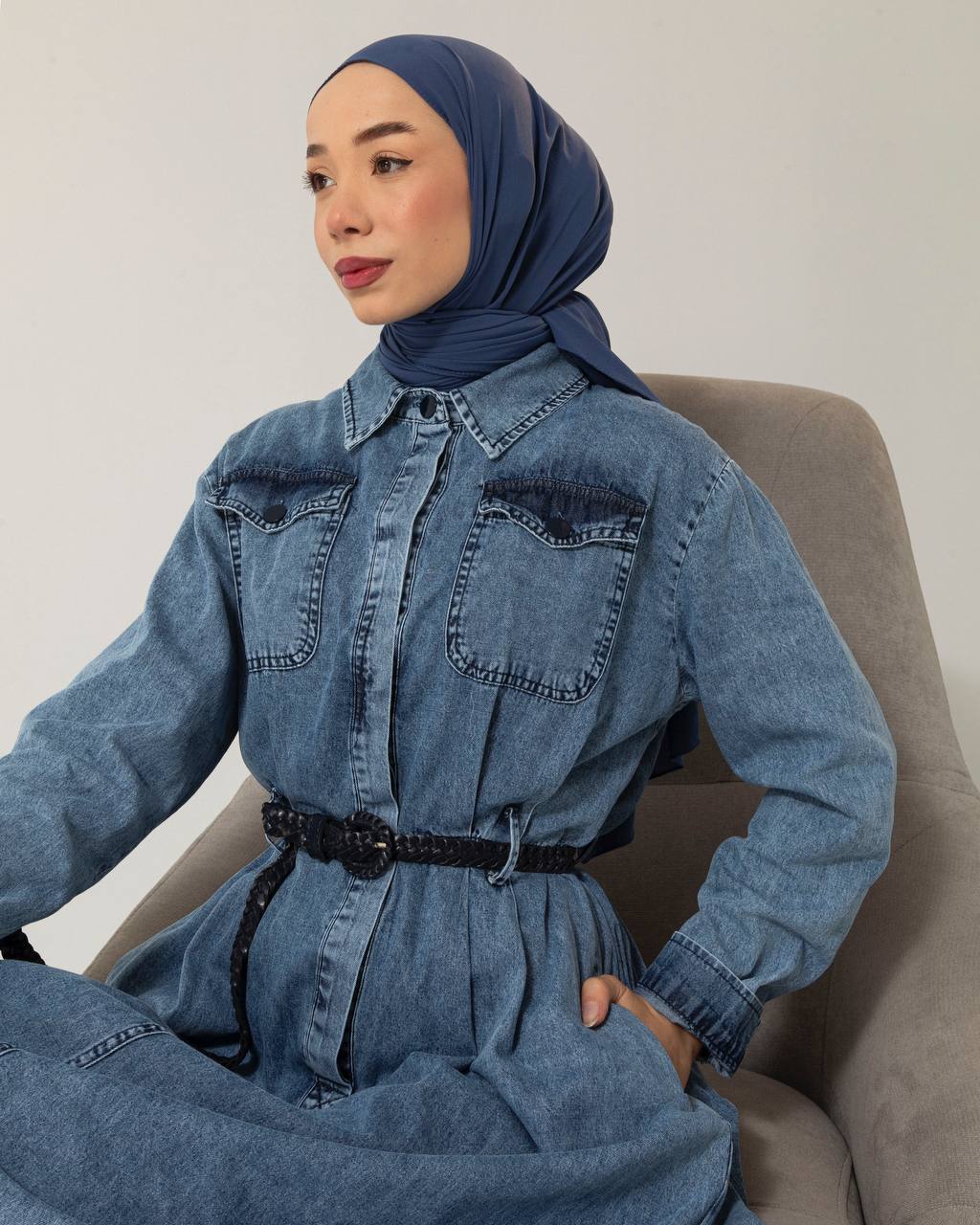 Robe Chemise Longue en Jean