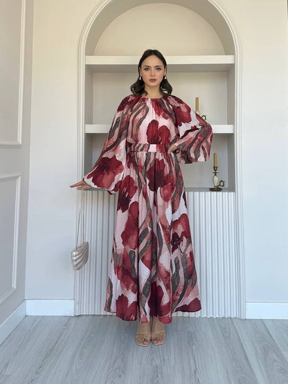 Robe d'été a fleur