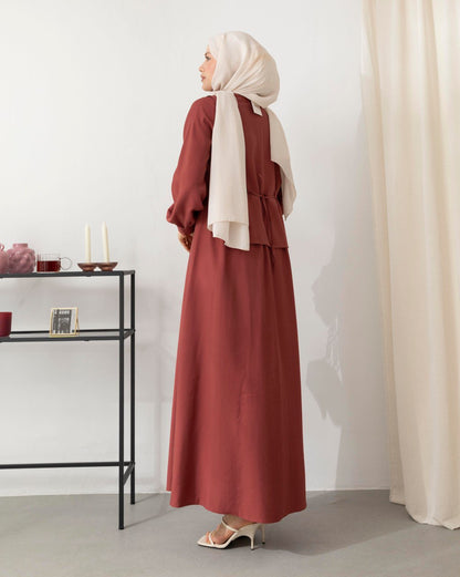 Robe 2 pièces en lin
